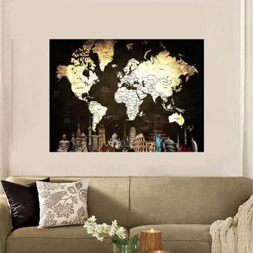 5D DIY square round Diamond Painting world map Cross Stitch Mosaic Diamond Embroidery Pattern Rhinestone Home Decor J0213