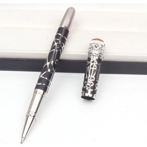 Black Spider Rollerball Pen Metal Ballpoint Pennen Luxury Fountain Ink Pen