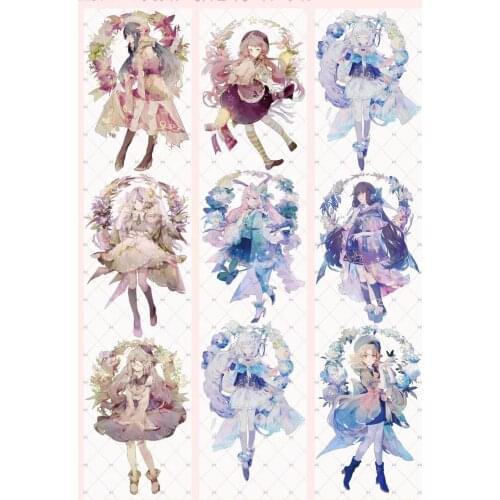 Fairy Flower Girls Washi Masking Tapes Bullet Journal DIY Scrapbooking Decorative Stickers