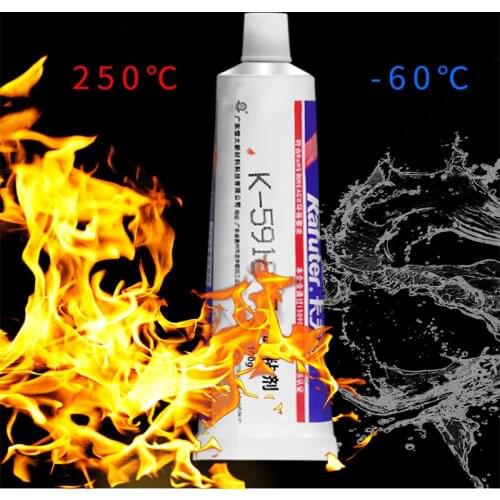 Kafuter k-5918 high temperature resistant, waterproof, oil resistant and impact resistant RTV metal ceramicglass silicone rubber