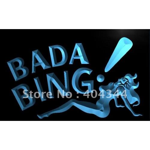 LB886- Bada Bing Sexy Lady Bar Beer Pub Light Sign home decor crafts