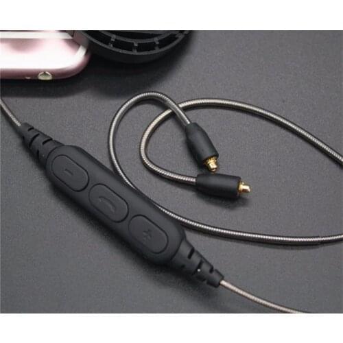 MMCX Headphone Cable-Bluetooth Replacement Cable Cord Line with Mic Remote for Sony XBA-H3 XBA-H2 HA-FX850 Headset Headphone