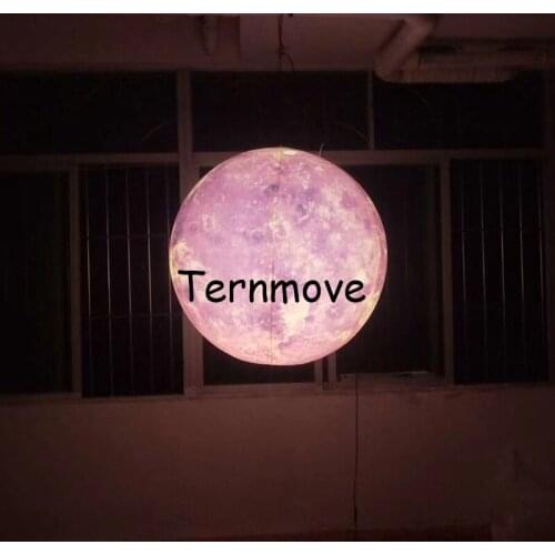 Moon balloon with led light Advertising Giant inflatable Moon Globe Lighting Moon for Events/ Show festival celebration