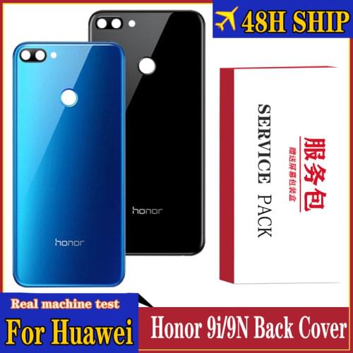 Original Back Cover for Huawei Honor 9n Battery Rear Housing for honor 9i Panel Case repair part with Adhensive sticker