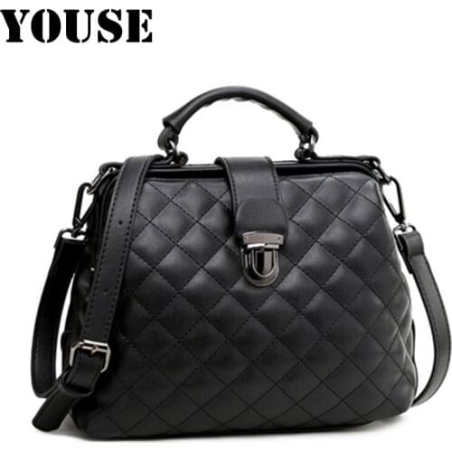 YOUSE Brand 2020 New Fashion Bag Retro Womens Bag Fashion Style Cross-body Bag Single-shoulder PU Leather Ladys Bags Bags