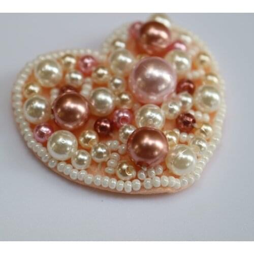 Sewing heart star rhinestone beaded patches for clothing DIY sew patch embroidered applique decorative sequins Parches heart