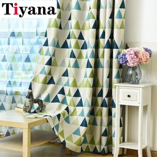 New Arrival Modern Luxury Curtains For Living Room Kitchen Bedroom Window Blackout Kids Sheer Tulle Window Panel Custom P211X