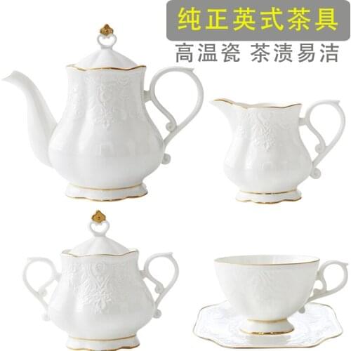 Wedding decoration Continental English Black Tea Afternoon Tea Set Coffee Cup Set Household European Small Luxury Coffee Set