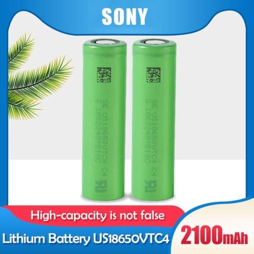 1-10PCS Original 18650 VC18650VTC4 3.6V 2100mAh VTC4 30A Discharge Lithium Rechargeable Batteries For Flashlight Power Bank Tool