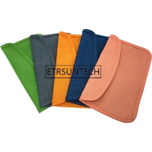 100pcs Mask Storage Bag Temporary Clip Small Cloth Bag Portable Makeup Cosmetic Pen Lipstick Storage Bag