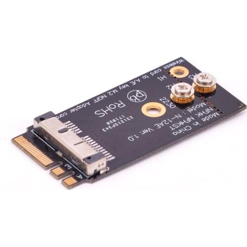 A+E Key NGFF wireless network card Adapter for Macbook BCM94360CD / BCM94331CD module for Mac OS and Hackintosh
