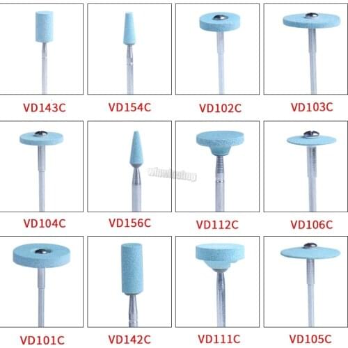 1pc 2.35mm Dental diamond stone ceramic grinding grinder zirconia full ceramic crowns polisher polishing