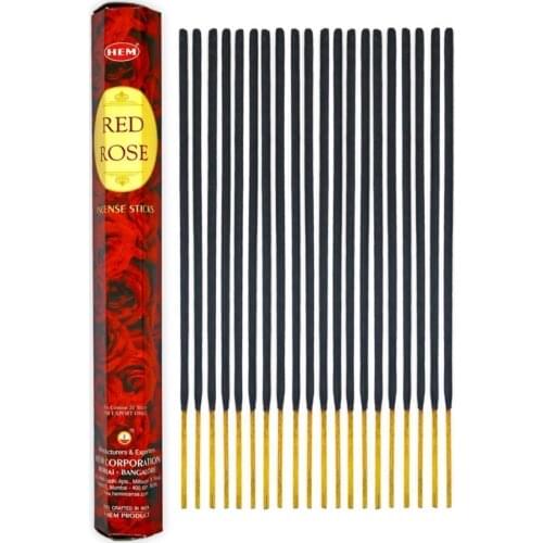 Both Red Rose Scented 20 Stick Incense-Red Rose Incense Sticks