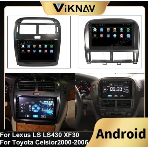 2 din Android car radio GPS navigation For Lexus LS LS430 XF30 For Toyota Celsior 2000~2006 multimedia DVD player Head Unit