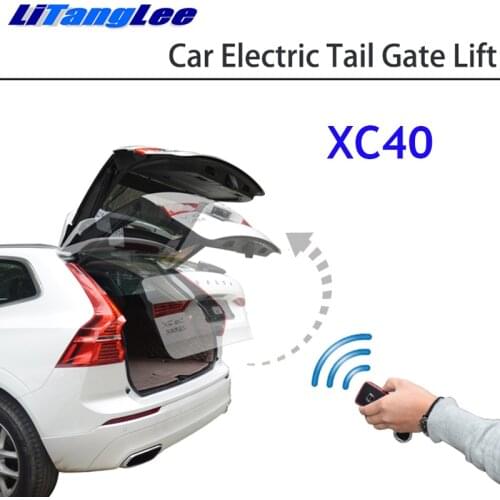 LiTangLee Car Electric Tail Gate Lift Trunk Rear Door Assist System For Volvo XC40 2018~2020 Original Car Key Remote Control