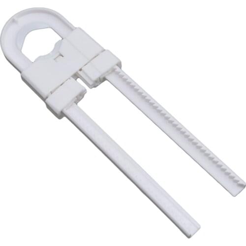 Baby Safety Lock Metal U Shaped Cabinet Door Lock Solid Color Home Supplies Child Safety Protection Series