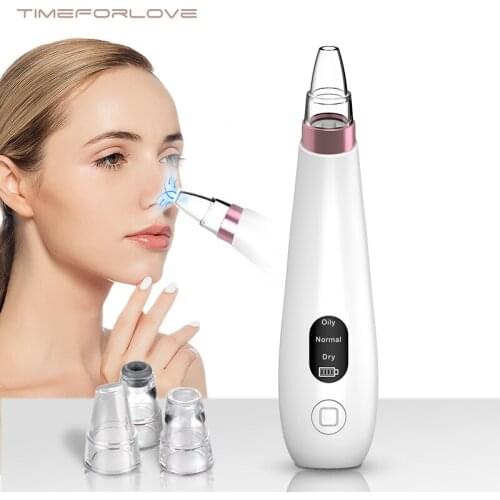 Electric Blackhead Remover Vacuum Pore Deep Cleaning Facial Cleaner Extractor Blackhead With AA Battery Beauty Skin Care