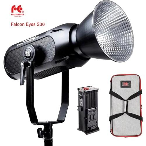 Falcon Eyes S30 300W 5600K Led Video Light V-Mount App Control 9 Built-in Lighting Effects