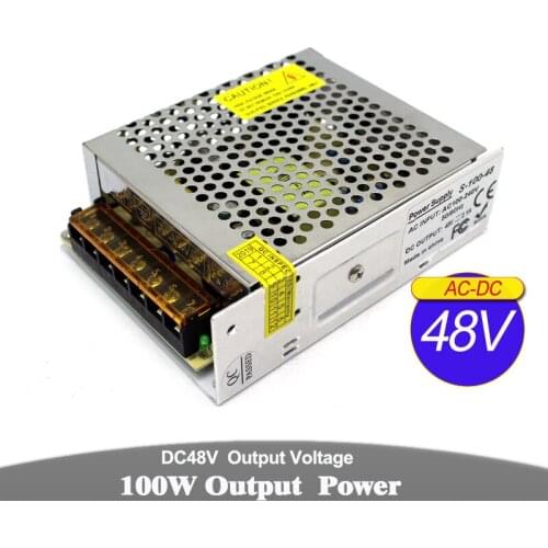 DC Power Supply 48V 2.1A 100W Driver Transformers 110v 220V AC DC48V SMPS For LED Lighting Stepper Motor