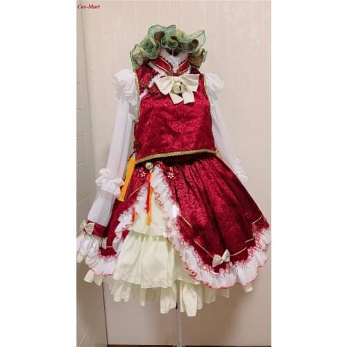 Quality Goods Game Touhou Project Perfect Cherry Blossom Chen Cosplay Costume Cute Red Uniform Skirt Girl Role Play Clothing S-L