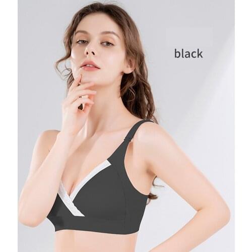 Pregnant Womens Underwear Summer Thin Collection During Pregnancy Anti Sagging Postpartum Feeding Bra Breast-Feeding Bra