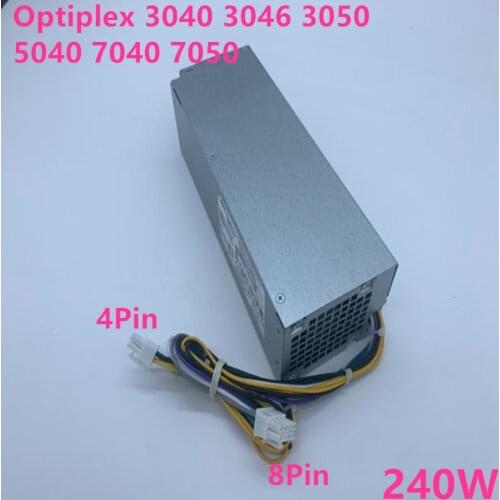 New PSU For Dell 3040 3046 3050 3650 3660 3655 3668 7040 8Pin 240W Power Supply HU240AS-00 AC240NM-00 D240EM-00 B240AM-00 379F0
