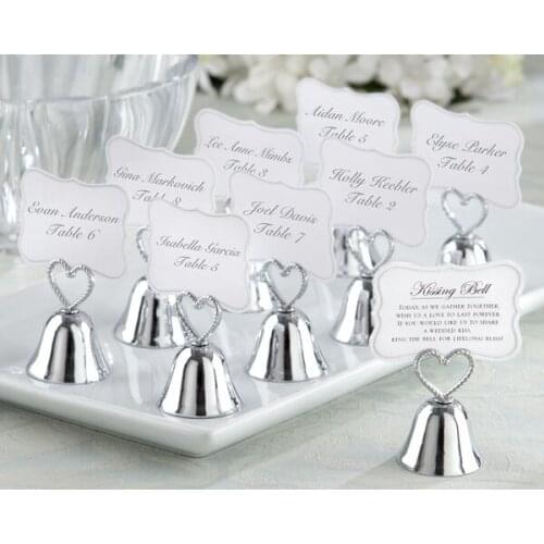 Wholesale Free shipping+New Arrivals 300pcs/lot Kissing Bell Place Card Holder+Lowest price