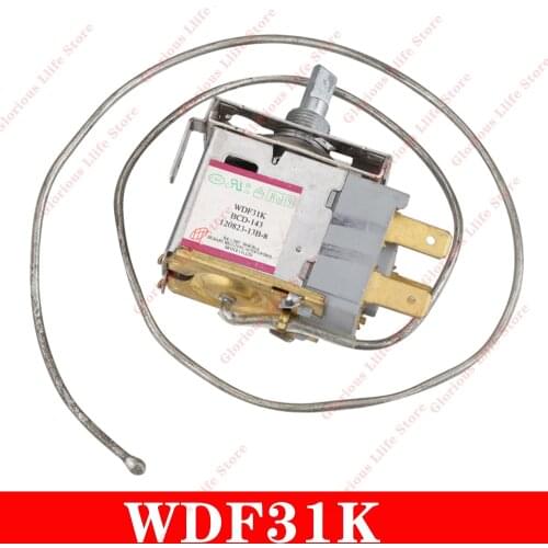 WDF31K Original Refrigerator Thermostat,3 Feet Freezer Temperature Controller Switch, Refrigerator Accessories