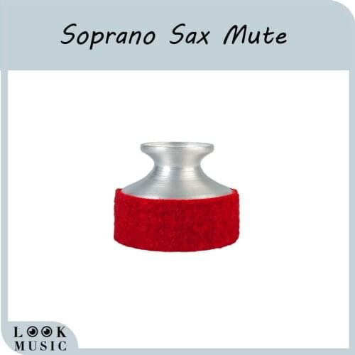 1PC Aluminum Alloy Sax Mute Soprano Saxopone Mute Sound Dampener Practice Silencer
