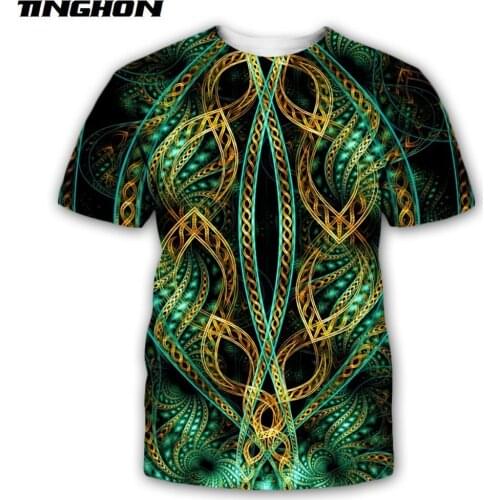 XS-7XL Fashion Trippy T-shirt Glow in the Dark 3D Psychedelic Print Men Women Short Sleeves Summer Streetwear Casual T shirt 17