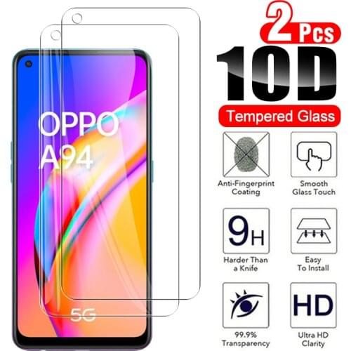 2PCS HD Tempered Glass For Oppo A94 A74 A54 4G 5G Front Screen Protector For oppo a94 a74 a54 5g 4g 9H Protection Glass Film
