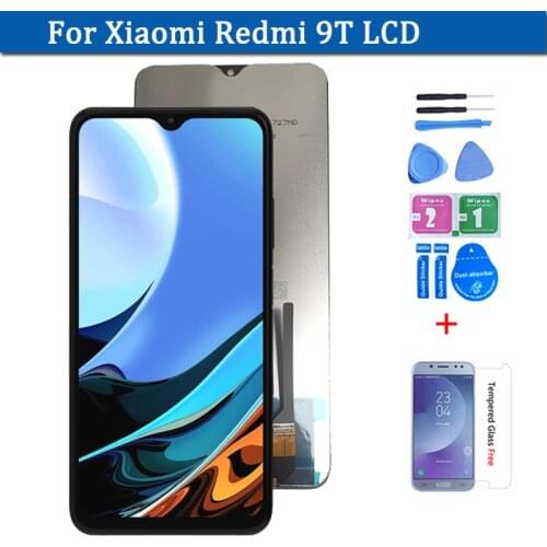6.53 inches Display For Xiaomi Redmi 9T Lcd 10 Touch Screen Touch Digitizer Panel Replacement For J19S Lcd Phone Part Assembly