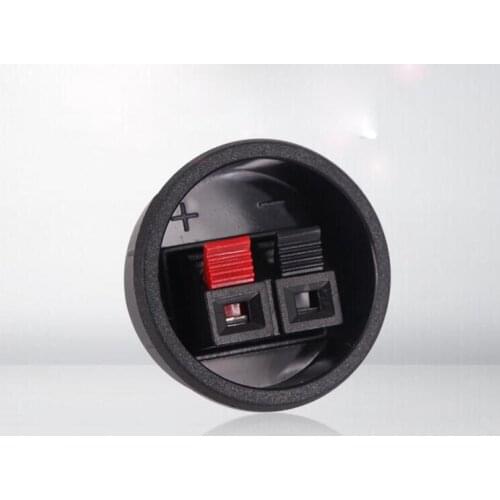 1pcs 32mm Speaker junction box Audio Terminal block Round Audio line connector