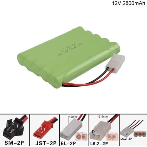 12v 2800mah NI-MH AA Battery H model for remote control electric toys high capacity nimh battery for RC toy car boat robot part