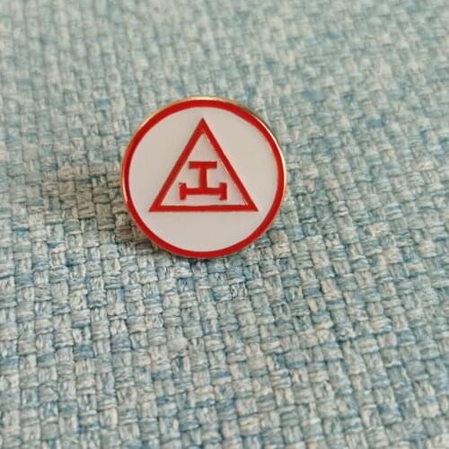 3/4" Royal Arch York Rite Masonic lapel pin