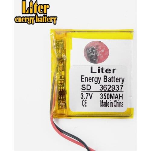 3.7V,350mAH,362937 polymer lithium ion / Li-ion battery for GPS,mp3,mp4,mp5,dvd,bluetooth,model toy mobile bluetooth