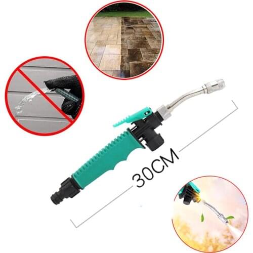 30cm Car Wash Water Gun Spray Gun Water Gun Adjustable Stainless Steel High Pressure Washer Clean For Home Garage Car
