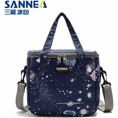 7L Floral Picnic Bag Fashion Thermal Food Picnic Lunch Bag for Women Milk Beer Cooler Lunch Box Portable Multifunction lunch Bag