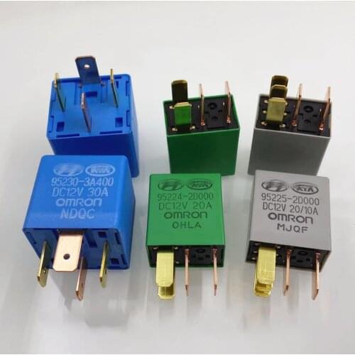 Automobile Far Near Light Adustjing Air Conditioning Fan Relay Start Relay DC12V for Hyundai Kia 95230-3A400 95224-2D000