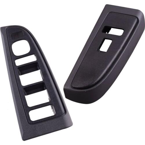 Car Front Dark Pewter Power Window Switch Bezel Fit For Cadillac Escalade Chevy Avalanche GMC Sierra 89045128 89045120