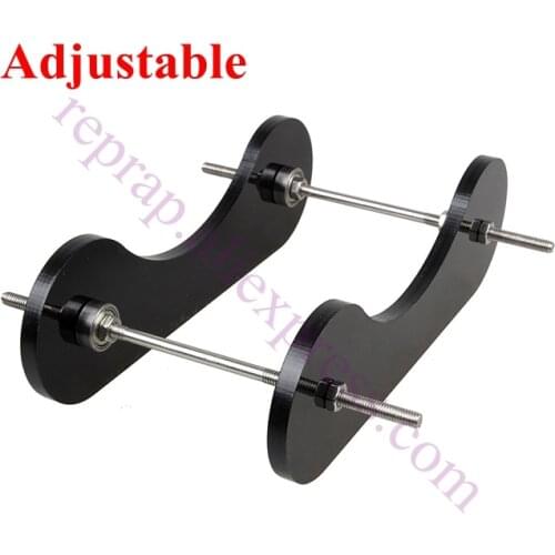 1set 55-105mm Width Adjustable 3D Printer Filament Spool Holder Desktop Acrylic Base Filament holder with Ball bearings