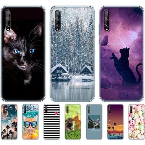 For Huawei Y8P Case 6.3" Silicon Soft Tpu Phone Case For Huawei y8p 2020 AQM-LX1 Back Cover for huawei y8p Protective Bag Bumper