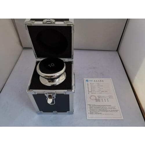 F1 Grade 1 pcs 10kg 304 Stainless Steel Digital Scale Calibration Weights Kit Set w Certificate, precision Packed