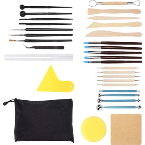 Baking Tool Kitchenware Cupcake Decoration Pottery Tools Many Uses Storage Convenient Clay Sculpting Tools for Sculpture