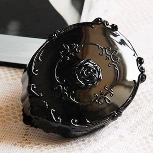 New 1pcs Acrylic Butterfly Carved Contact Llens Box Set Contact Lens Box Partner Box Double Box Retro Z377