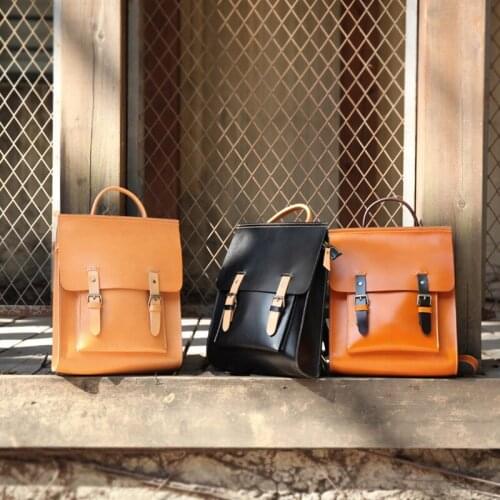 Leather Shoulder Bag 2020 New Womens Bag Original Retro Hand-made Cowhide Bag Plant Leather Bag Guangzhou Factory