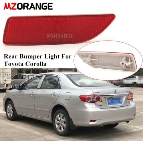 Red Rear Reflector Light For Toyota Corolla 2010 2011 2012 2013 Rear Bumper Light Fog Lamp Car Parts 8191002130 TO1185102