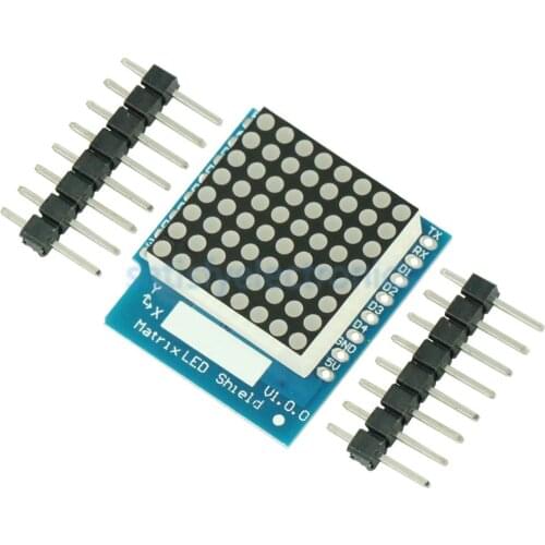 Matrix LED Shield V1.0.0 for WEMOS D1 mini