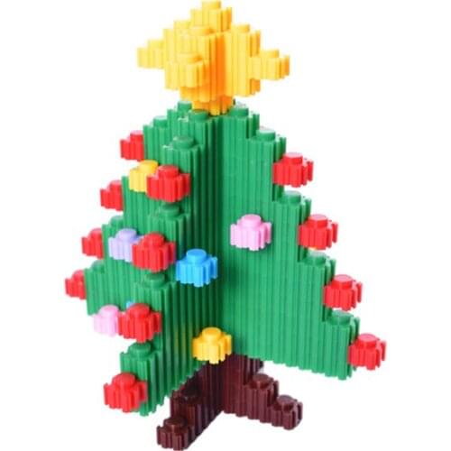 JINLETONG 8mm 6styles Cartoons Animals Mini Blocks DIY Micro Building Block Toys Auction Model Toy Kids Gifts building blocks