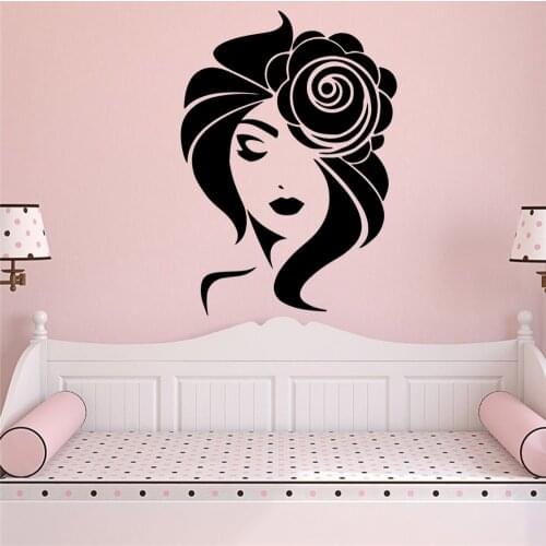Diy Happy woman Wall Stickers Personalized Creative For Babys Rooms Diy Pvc Home Decoration Accessories